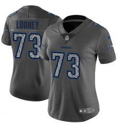 Women's Nike Dallas Cowboys #73 Joe Looney Gray Static Vapor Untouchable Limited NFL Jersey