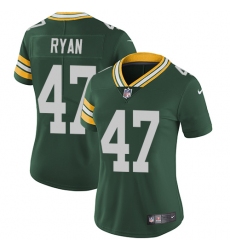 Women's Nike Green Bay Packers #47 Jake Ryan Green Team Color Vapor Untouchable Limited Player NFL Jersey