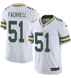 Youth Nike Green Bay Packers #51 Kyler Fackrell White Vapor Untouchable Limited Player NFL Jersey