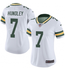 Women's Nike Green Bay Packers #7 Brett Hundley White Vapor Untouchable Limited Player NFL Jersey