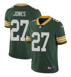 Men's Nike Green Bay Packers #27 Josh Jones Green Team Color Vapor Untouchable Limited Player NFL Jersey
