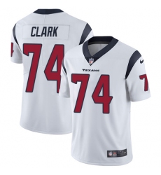 Men's Nike Houston Texans #74 Chris Clark Limited White Vapor Untouchable NFL Jersey