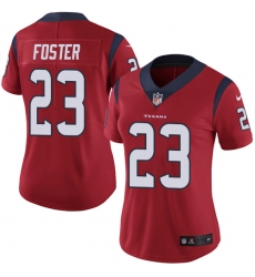 Women's Nike Houston Texans #23 Arian Foster Limited Red Alternate Vapor Untouchable NFL Jersey