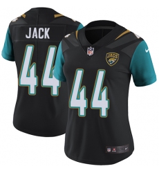 Women's Nike Jacksonville Jaguars #44 Myles Jack Black Alternate Vapor Untouchable Limited Player NFL Jersey