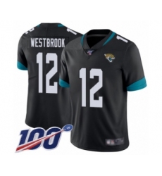 Men's Jacksonville Jaguars #12 Dede Westbrook Black Team Color Vapor Untouchable Limited Player 100th Season Football Jersey