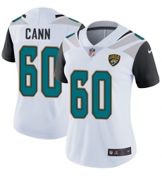 Women's Nike Jacksonville Jaguars #60 A. J. Cann White Vapor Untouchable Limited Player NFL Jersey