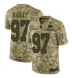 Men's Nike Kansas City Chiefs #97 Allen Bailey Limited Camo 2018 Salute to Service NFL Jersey
